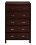Baja Five Drawer Chest - 4 Color Options