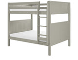 Camaflexi Full over Full Bunk Bed - Panel Headboard - 2 Color Options