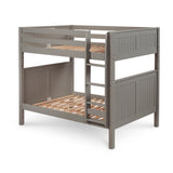 Camaflexi Full over Full Bunk Bed - Panel Headboard - 2 Color Options