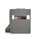 Camaflexi Full over Full Bunk Bed - Panel Headboard - 2 Color Options