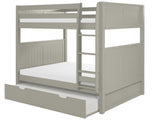 Camaflexi Full over Full Bunk Bed - Panel Headboard - 2 Color Options