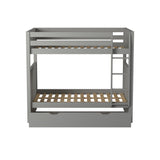 Camaflexi Full over Full Bunk Bed - Panel Headboard - 2 Color Options