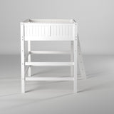 Camaflexi Panel Headboard High Loft Bed - 2 Sizes / 2 Finishes