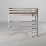 Camaflexi Panel Headboard High Loft Bed - 2 Sizes / 2 Finishes