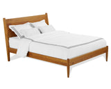 Mid-Century Panel Bed - 5 Color Options/4 Size Options