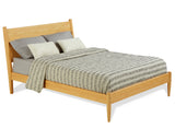 Mid-Century Panel Bed - 5 Color Options/4 Size Options