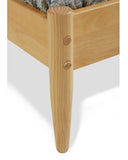 Mid-Century Panel Bed - 5 Color Options/4 Size Options