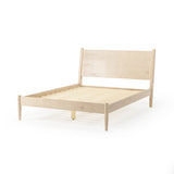 Mid-Century Panel Bed - 5 Color Options/4 Size Options