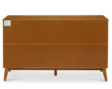 Mid-Century Six Drawer Dresser - 5 Color Options