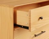 Mid-Century Six Drawer Dresser - 5 Color Options