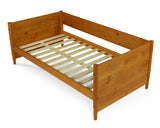 Mid-Century Modern Twin Size Day Bed with Twin Trundle - 3 Color Options