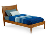 Mid-Century Panel Bed - 5 Color Options/4 Size Options