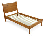 Mid-Century Panel Bed - 5 Color Options/4 Size Options