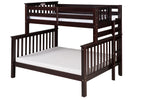 Santa Fe Mission Tall Bunk Bed Twin over Full - Bed End Ladder - 3 Color Options / 3 Style Options