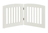 Ruffluv Puerta de expansión para mascotas de 2 paneles - 4 opciones de color/2 opciones de tamaño