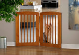 Ruffluv Puerta de expansión para mascotas de 2 paneles - 4 opciones de color/2 opciones de tamaño