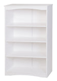 Essentials Wooden Bookcase 48" High - 3 Color Options