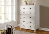 Baja Five Drawer Chest - 4 Color Options