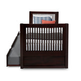 Cama con plataforma alta Camaflexi Twin Size - Cabecero Mission - 2 opciones de color