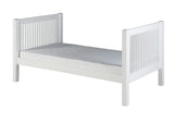 Cama con plataforma alta Camaflexi Twin Size - Cabecero Mission - 2 opciones de color