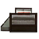 Camaflexi Full Size Tall Platform Bed - Mission Headboard - 2 Color Options