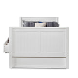 Camaflexi Full Size Tall Platform Bed - Panel Headboard - 2 Color Options