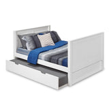Camaflexi Full Size Tall Platform Bed - Panel Headboard - 2 Color Options