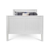 Camaflexi Full Size Tall Platform Bed - Panel Headboard - 2 Color Options