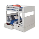 Camaflexi Full over Full Bunk Bed - Panel Headboard - 2 Color Options