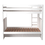 Camaflexi Full over Full Bunk Bed - Panel Headboard - 2 Color Options