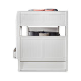 Camaflexi Full over Full Bunk Bed - Panel Headboard - 2 Color Options