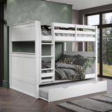 Camaflexi Full over Full Bunk Bed - Panel Headboard - 2 Color Options