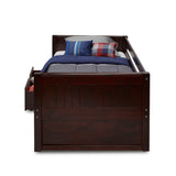 Camaflexi Panel Headboard - Twin Size Day Bed with Drawers or Trundle - 2 Color Options