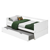 Camaflexi Panel Headboard - Twin Size Day Bed with Drawers or Trundle - 2 Color Options