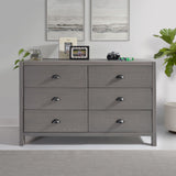 Hampton 6 Drawer Dresser / 3 Color Finishes