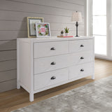 Hampton 6 Drawer Dresser / 3 Color Finishes