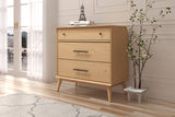 Mid-Century Three Drawer Dresser - 5 Color Options