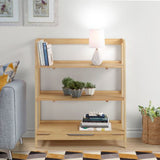 Mid Century Open Shelving Unit- 3 Color Options