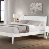 Mid-Century Panel Bed - 5 Color Options/4 Size Options