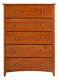 Shaker Style 5 Drawer Chest - 2 Color Options