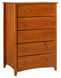 Shaker Style 5 Drawer Chest - 2 Color Options