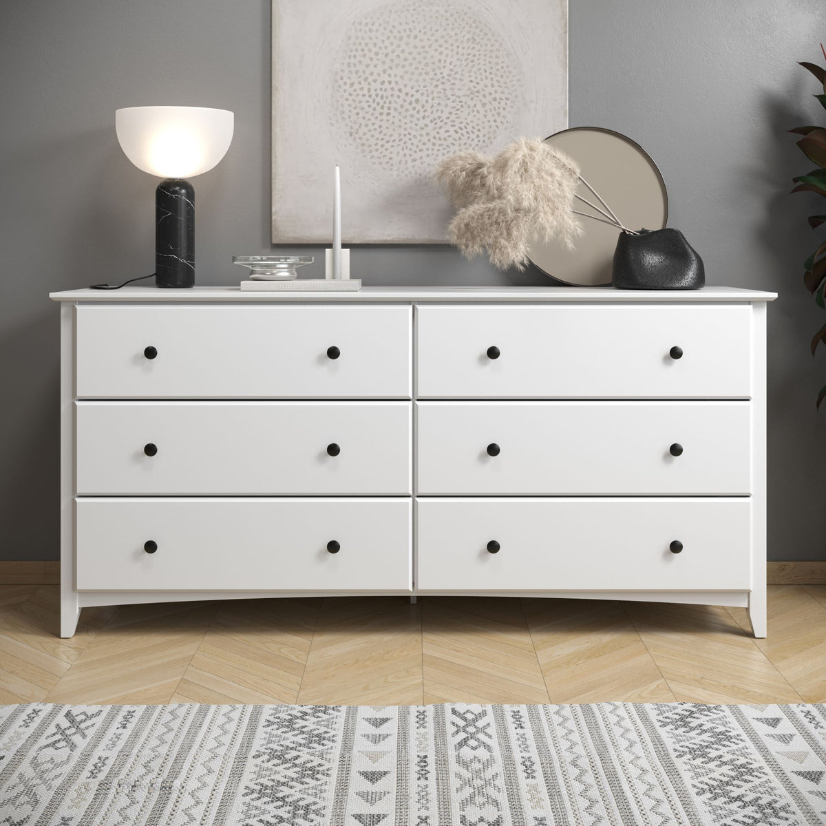 Shaker Style 6 Drawer Dresser Shaker Style 6 Drawer Dresser