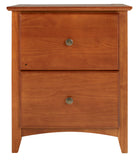 Shaker Style 2 Drawer Night Stand - 2 Color Options