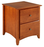 Shaker Style 2 Drawer Night Stand - 2 Color Options