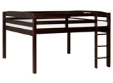 Tribeca Full Size Junior Loft Bed - Cappuccino Finish - T1302F