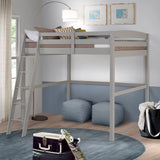 Tribeca Twin Size High Loft Bed - 3 Color Options
