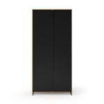 Newport Solid Wood Bookcase with Doors - Three Color Options