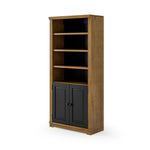 Newport Solid Wood Bookcase with Doors - Three Color Options