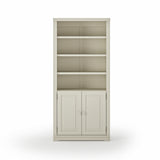 Newport Solid Wood Bookcase with Doors - Five Color Options