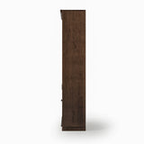 Newport Solid Wood Bookcase with Doors - Five Color Options
